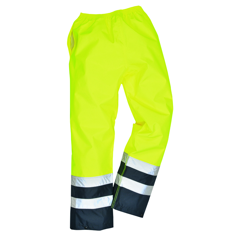 Hi-vis two tone traffic trousers (S486) - C and G Embroidery