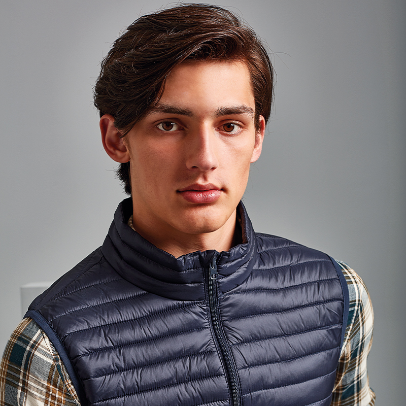 Tribe fineline padded gilet - C and G Embroidery
